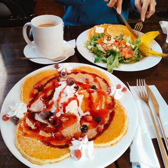 川越で大人気のパンケーキ専門店 カフェマチルダ はアメリカンな店内がオシャレ